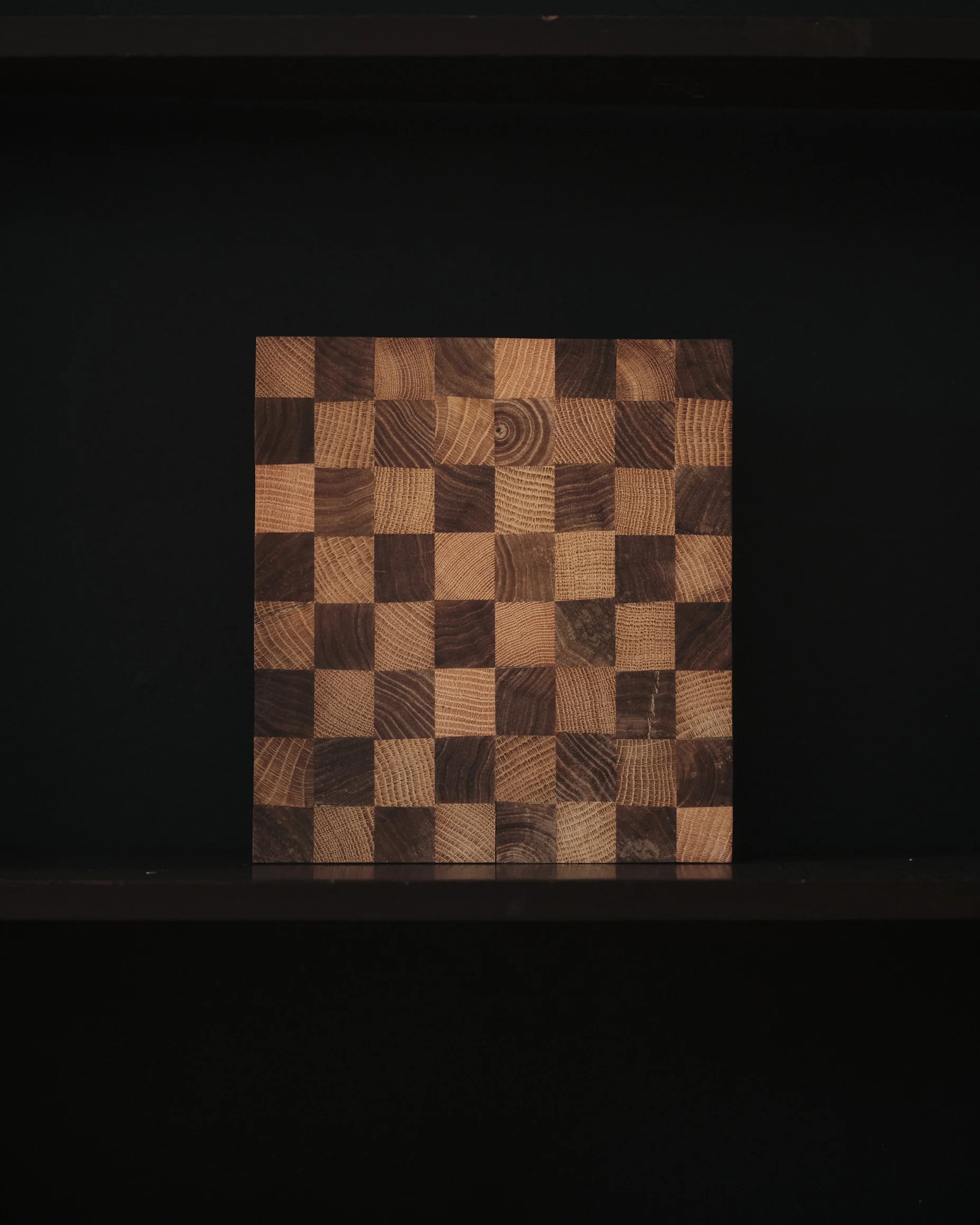 Handmade Checkered Cutting Board by Alejandrao Garcia Villasenor