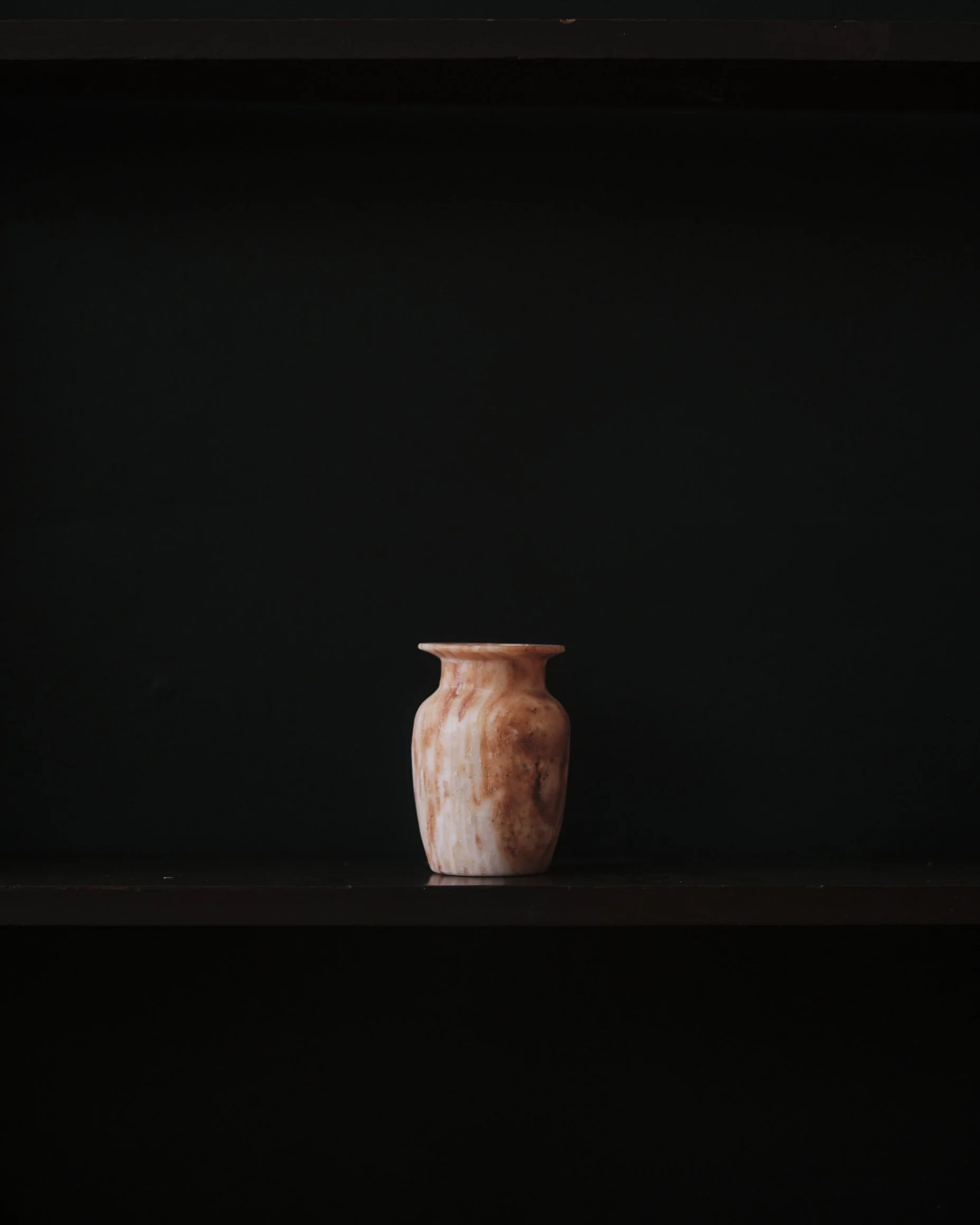 Amphora Alabaster Vase