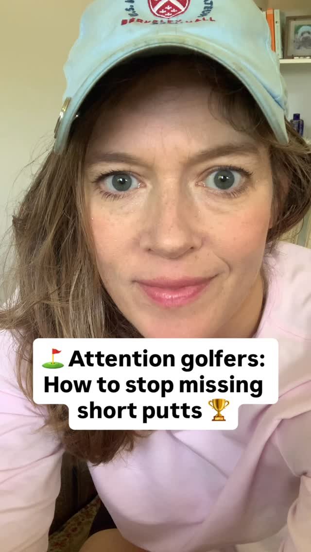 🧠 are your hands shaking over short putts? Practice and prepare with a purpose. Cue yourself for success.
Think better, play better!
#golfpsychology #sportpsychologist #golflife