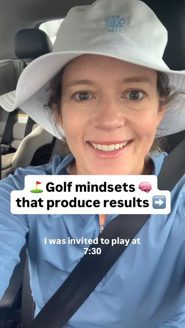 🧠 identify and mobilize your ideal golf mindset intentionally.
⛳️ think better, play better!