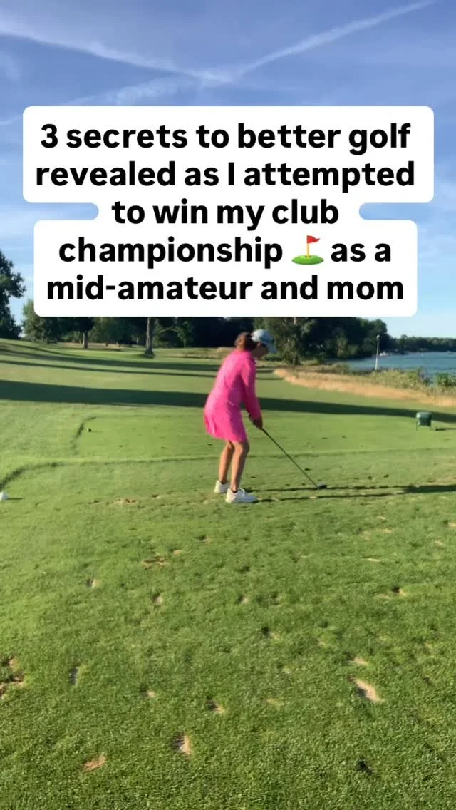 🧠 aggressive swings to smart targets. Keep it simple and adopt a performance (as opposed to practice) mindset when you compete. Make your commitment to the process your goal. Results will follow.
Follow and subscribe for golf psychology tips from