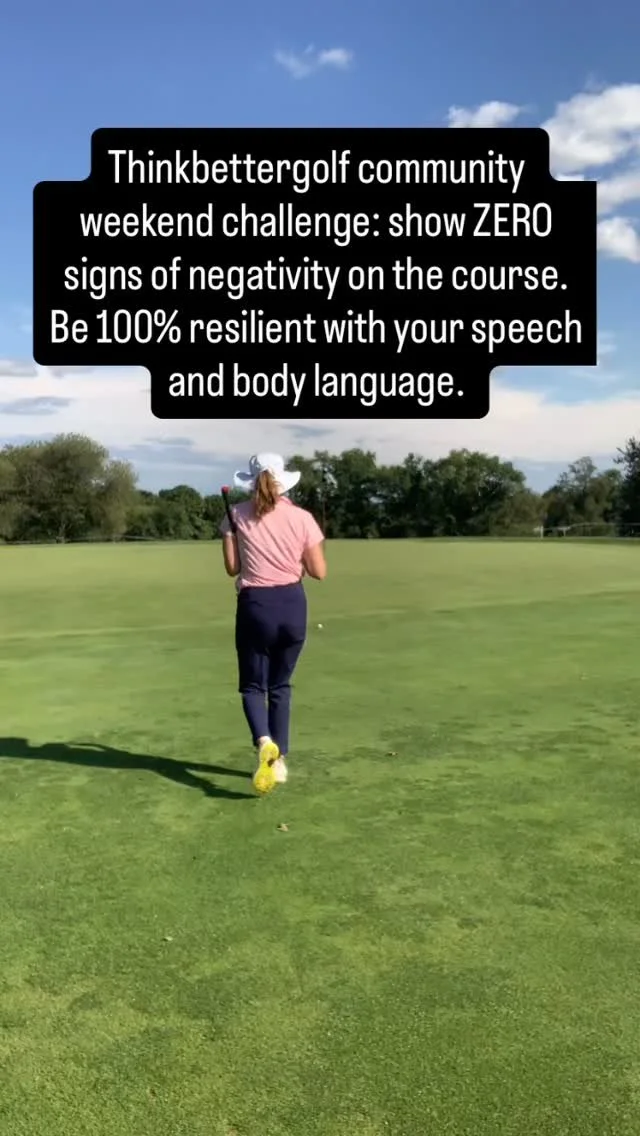 🧠are you ready to take on this challenge? It’s easier to jump ship on yourself than it is to continue acting with confidence in the face of poor shots. Be mentally tough out there this weekend!
I want to hear from you. Share how the challen