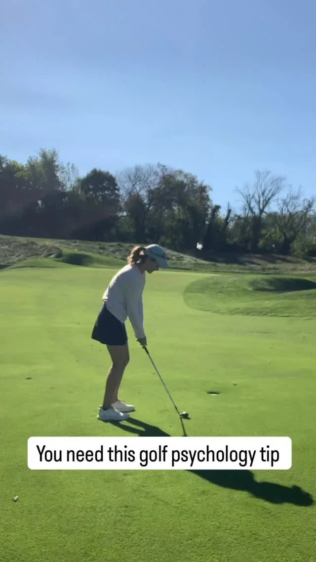 🧠Top golfers are always working on their technique, but they also manage to adopt a performance mindset when they need to score (“play the game you’ve got”) and refrain from overwhelming the brain with too many thoughts. If you&rs
