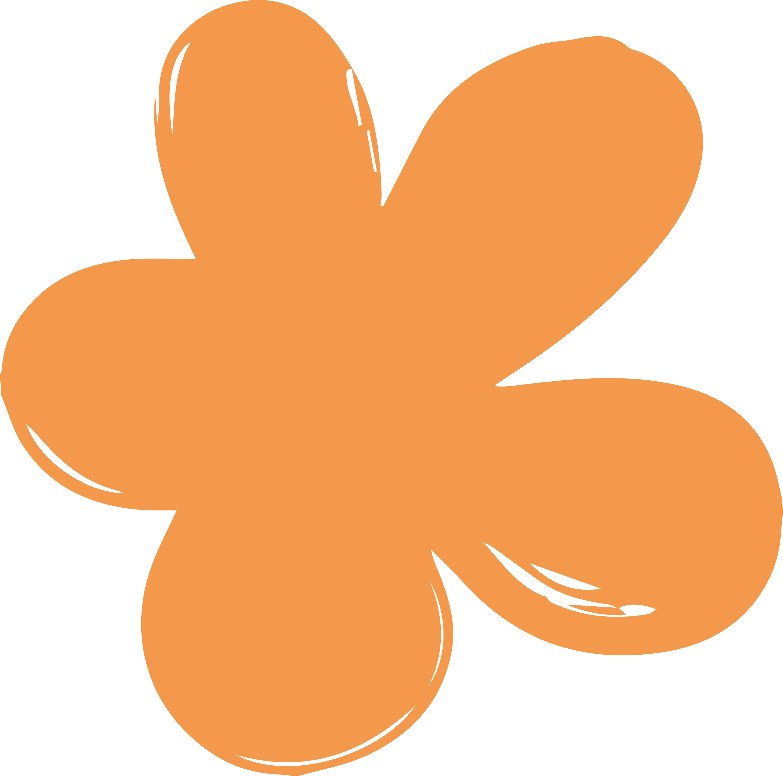 decorative element - orange bubble