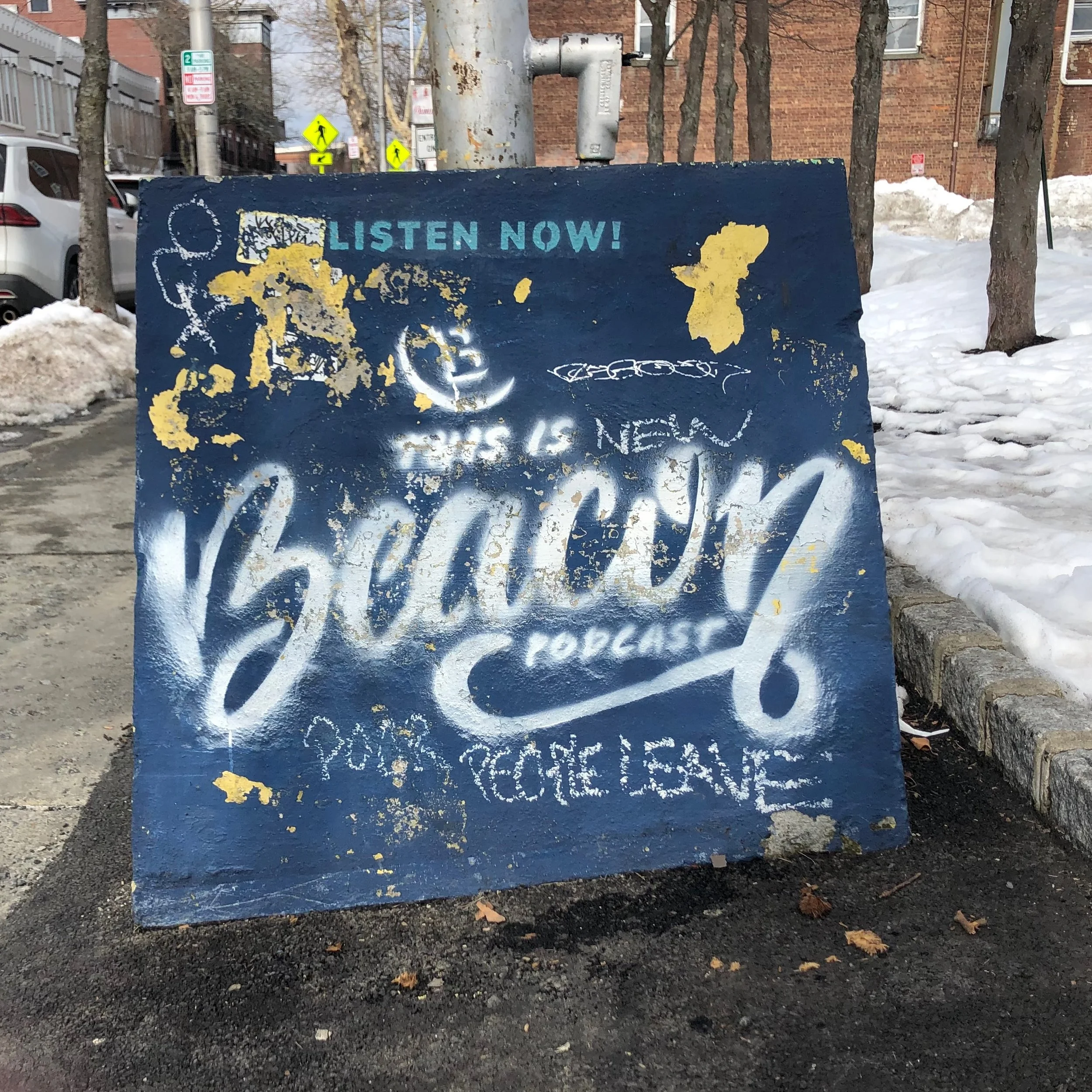"THIS IS NEW PBEACON POOR PEOPLE LEAVE" BEACON, NY JAN. 2026