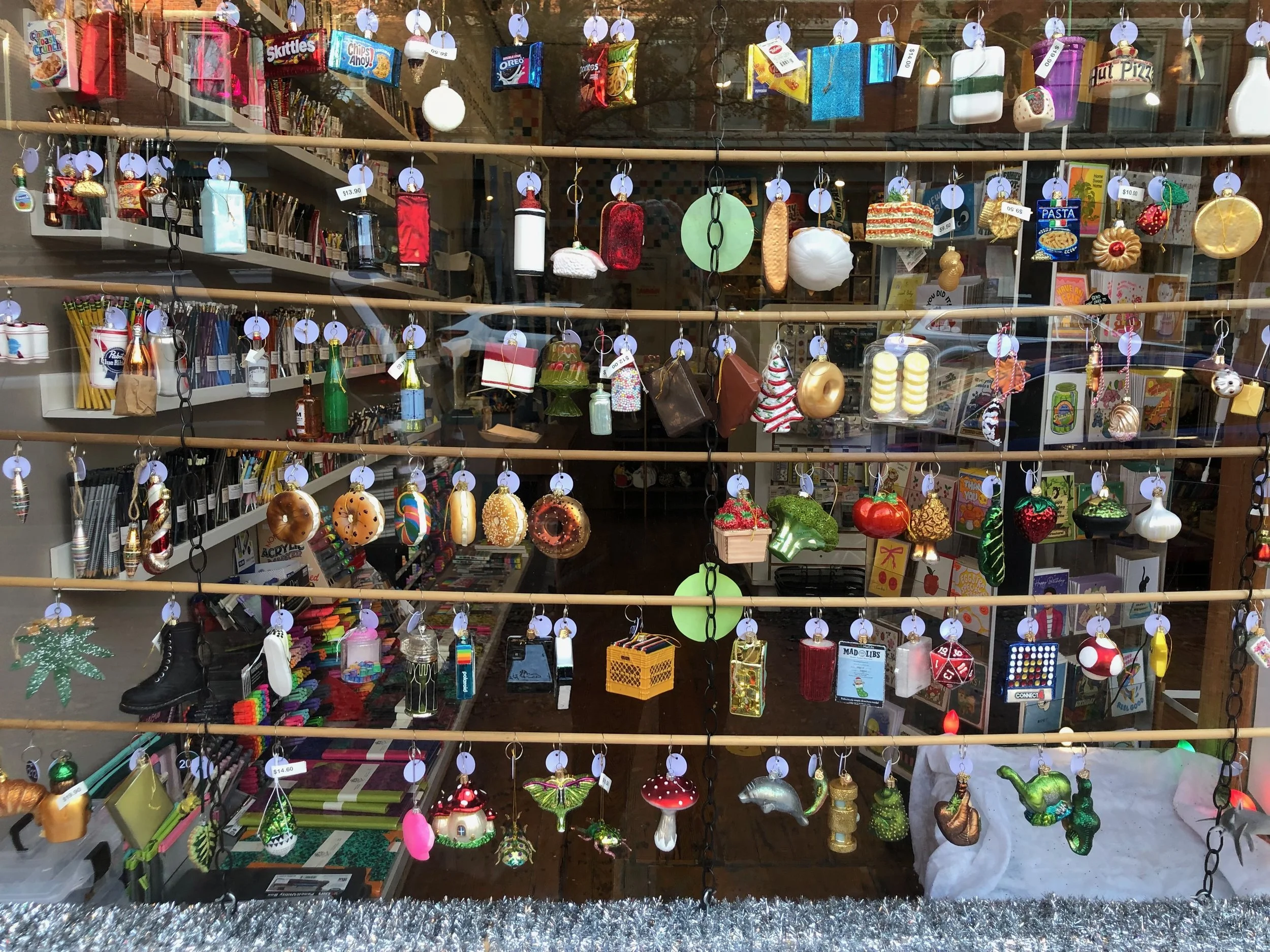 ZAKKA JOY WINDOW DISPLAY, BEACON, NY DEC 2025
