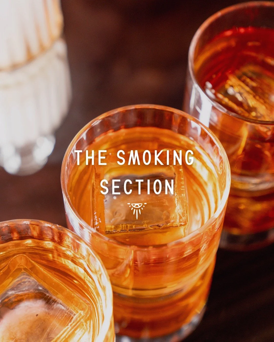 Welcome to the Smoking Section. Four old fashioneds. Four distinct moods. Each one stirred, smoked, and served with a side of drama. Whether you're in an American state of mind or feeling Oaxaca-deep, there&rsquo;s a pour for that.