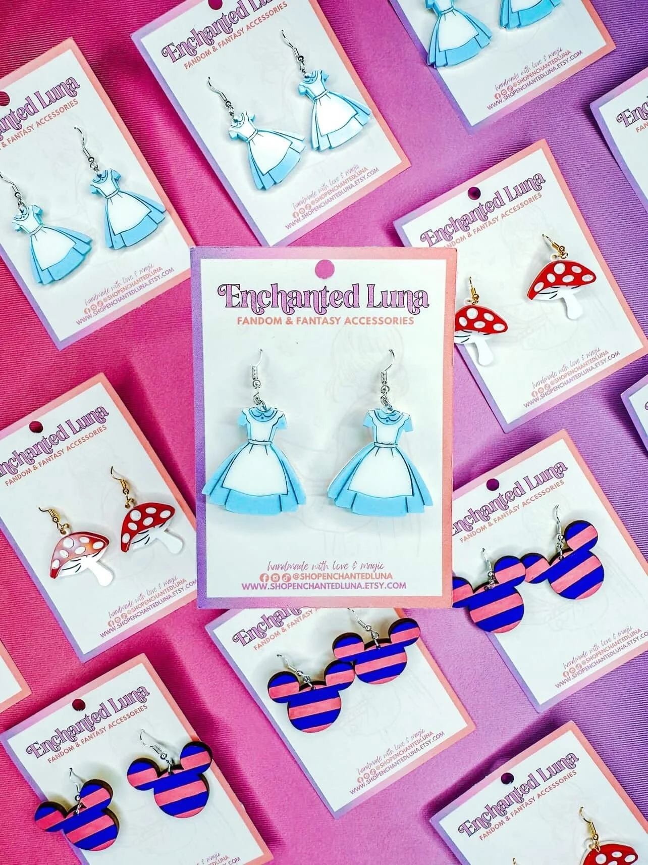 ✨ Vendor Spotlight ✨

Looking to accessorize your life? @shopenchantedluna has you covered with earrings, bag charms, ornaments and more!  You&rsquo;ll find accessories that are cute, colorful, and full of personality- perfect for anyone!

📅 Saturda