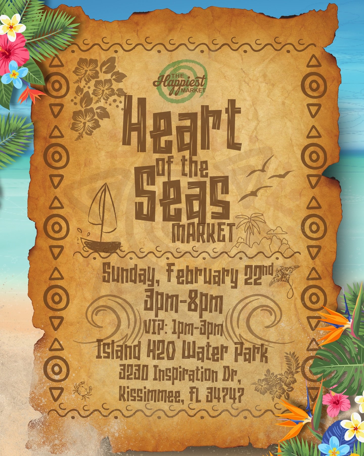 🌊🗺️ Your journey starts here! 
This vendor map is your guide through the Heart of the Seas, each number marking a small shop, a story, and a little bit of magic. Follow the water, explore each island, and shop your way through the adventure 🌺✨

📍