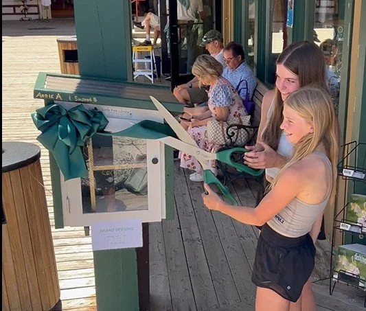 Young Builders Create Lasting Impact: A New Little Free Library Comes to Town Square