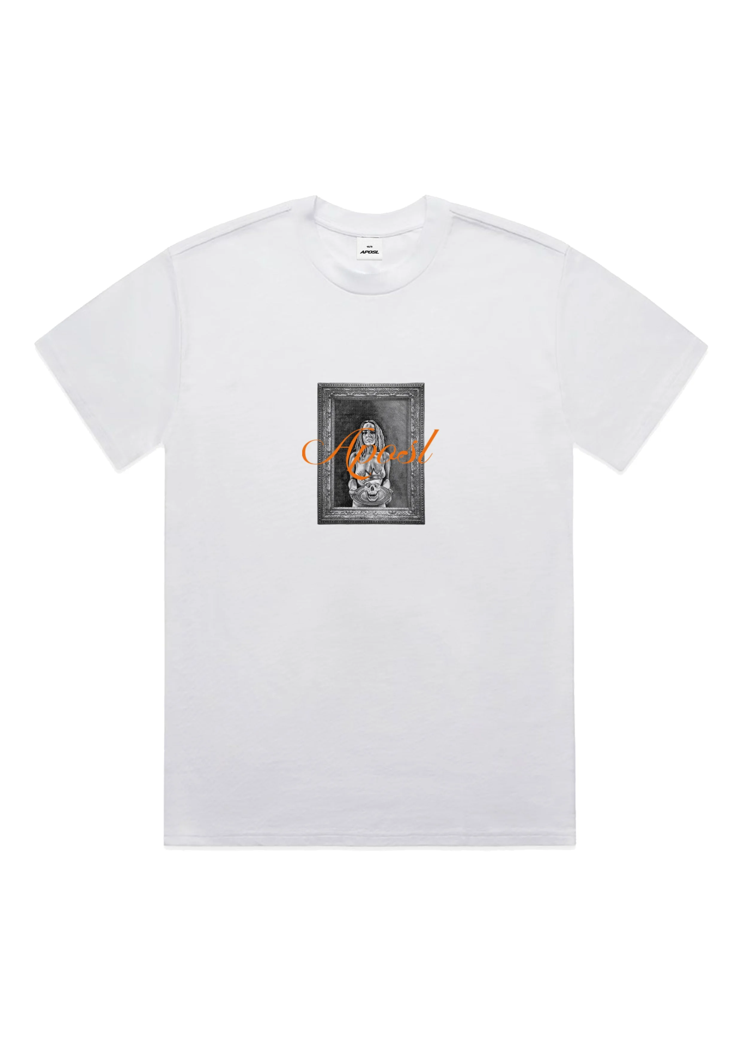 memento mori white tee