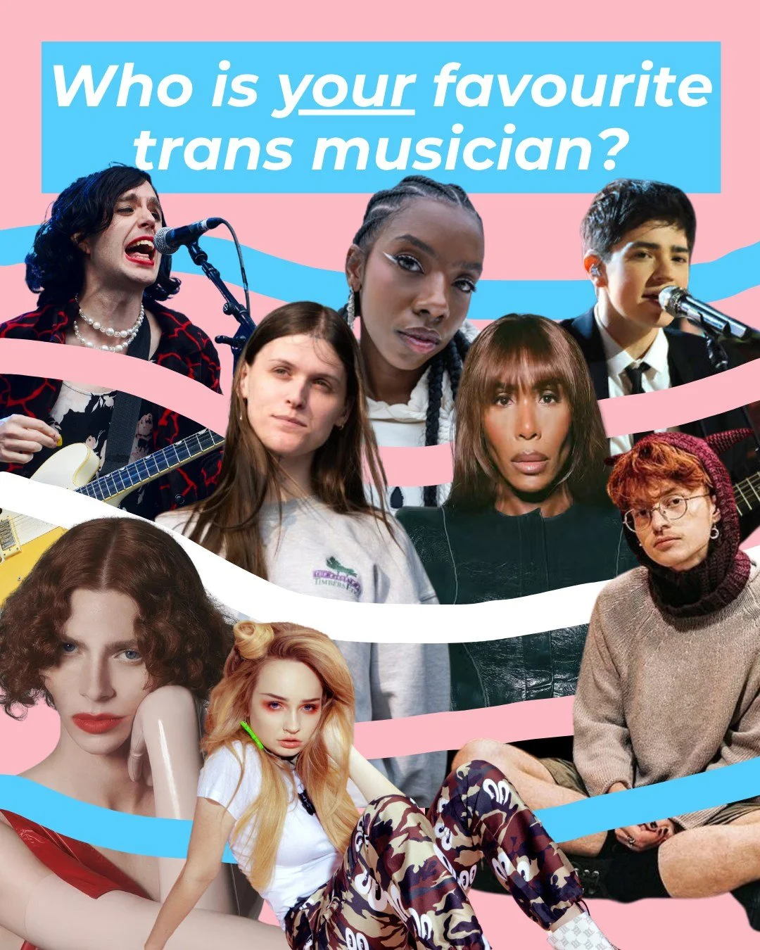 Who is your favourite trans musician? Here's what Allsorts staff had to say... 

This Trans Awareness Week, we're highlighting some of our favourite trans people to show you that trans people can do whatever they want and be whoever they are. 

Save 