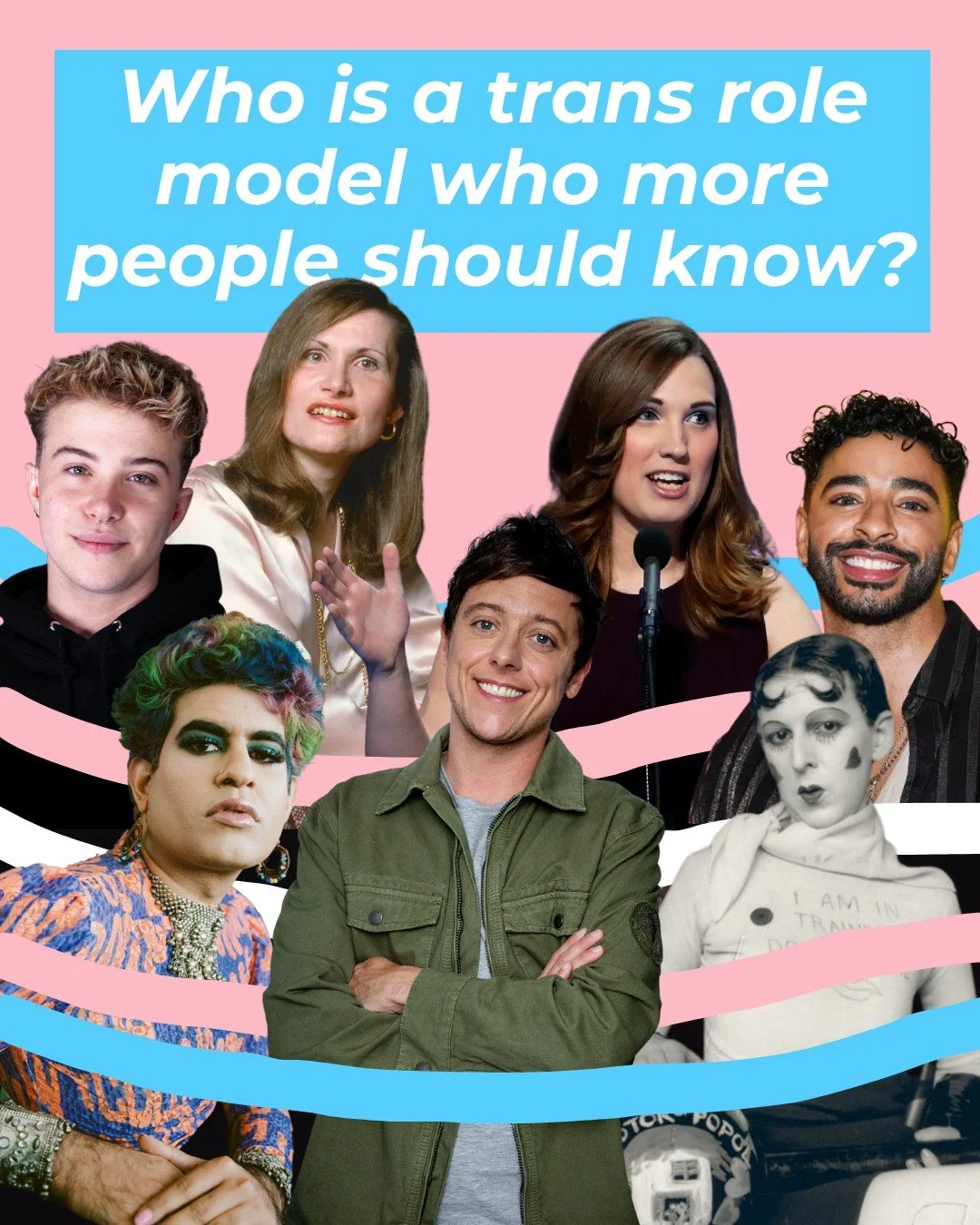 Who is a trans role model who more people should know? Here's what Allsorts staff had to say... 

This Trans Awareness Week, we're highlighting some of our favourite trans people to show you that trans people can do whatever they want and be whoever 