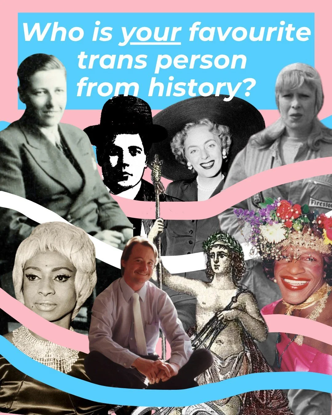 Who is your favourite trans person from history? Here's what Allsorts staff had to say... 

This Trans Awareness Week, we're highlighting some of our favourite trans people to show you that trans people can do whatever they want and be whoever they a