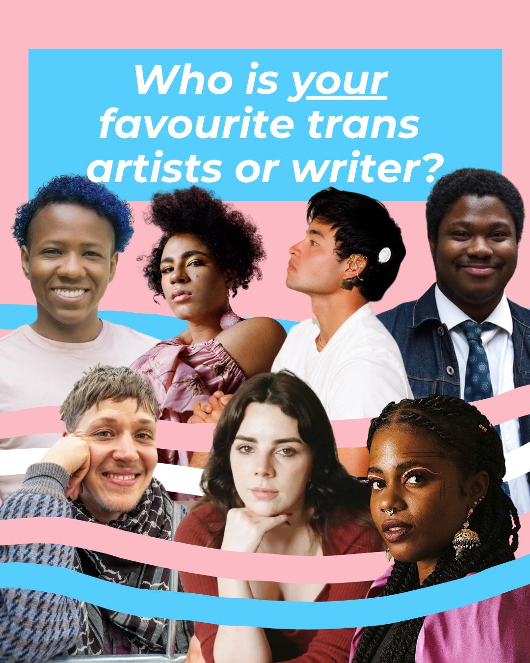 Who is your favourite trans artist or writer? Here's what Allsorts staff had to say...

This Trans Awareness Week, we're highlighting some of our favourite trans people to show you that trans people can do whatever they want and be whoever they are.

