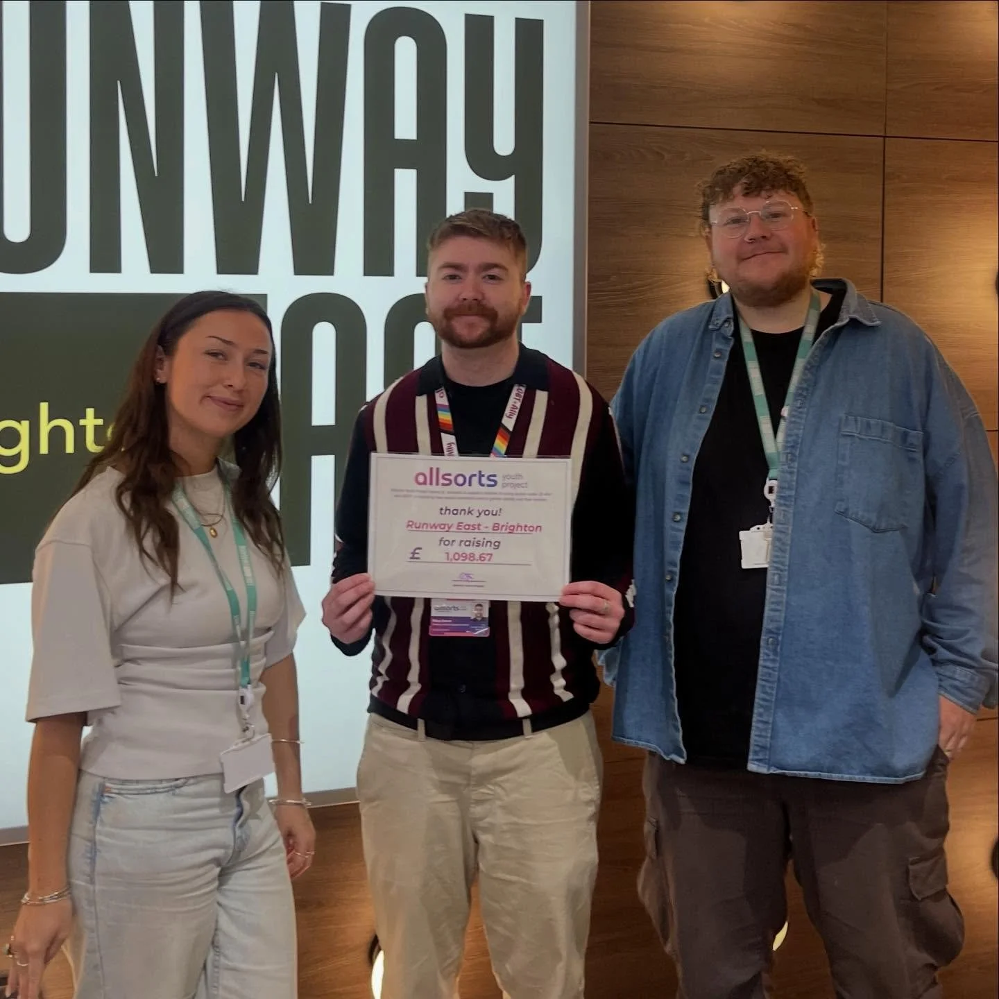A huge thank you to Runway East in Brighton, who have raised over &pound;1000 for Allsorts at their snacks and soft drinks bar over the last year!💜

Runway East provides professional and funky meeting spaces in Brighton (and across the rest of the c