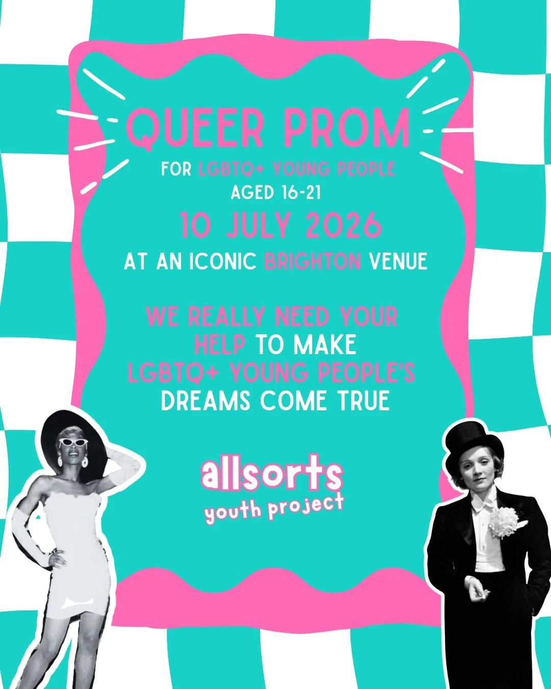 We had an incredible response to our last post about hosting a Queer Prom, we&rsquo;re back with the details you&rsquo;ve been waiting for!

On 10 July 2026, we&rsquo;re hosting a Queer Prom centered around safety, inclusion, and celebration for LGBT