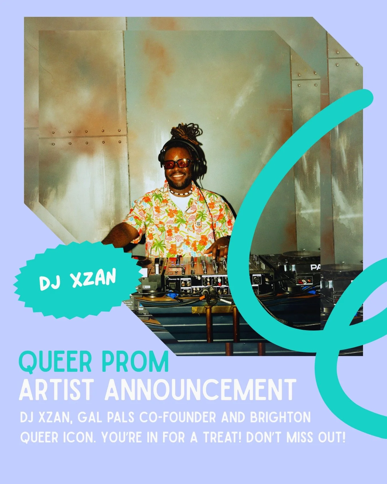 QUEER PROM ARTIST ANNOUNCEMENT 🌈

We&rsquo;re excited to announce that DJ XZAN will be bringing the vibes to Queer Prom! 😎

&ldquo;I&rsquo;m so excited to be playing Allsorts&rsquo; Queer Prom! I&rsquo;ll be keeping it saccharine sweet, bringing yo