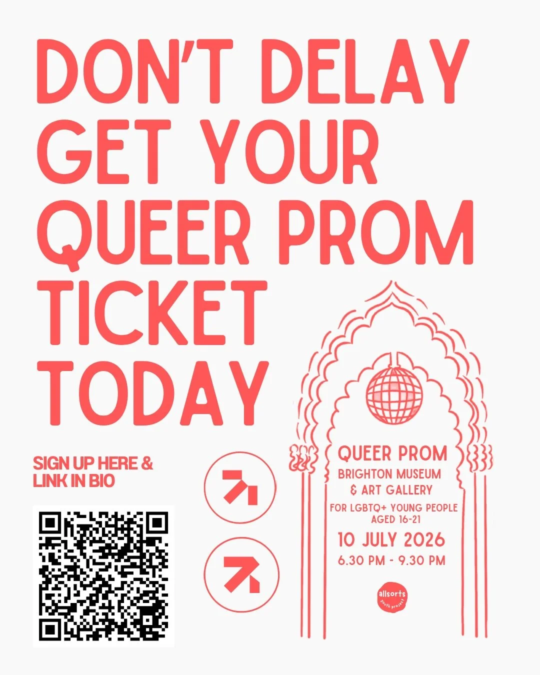 Don&rsquo;t delay, get your Queer Prom tickets today!

It&rsquo;s going to be an extra special night of joy, community, and celebration. We will also have some exciting guests joining us!! Swipe for DJ ZXAN who we&rsquo;re excited will be providing t