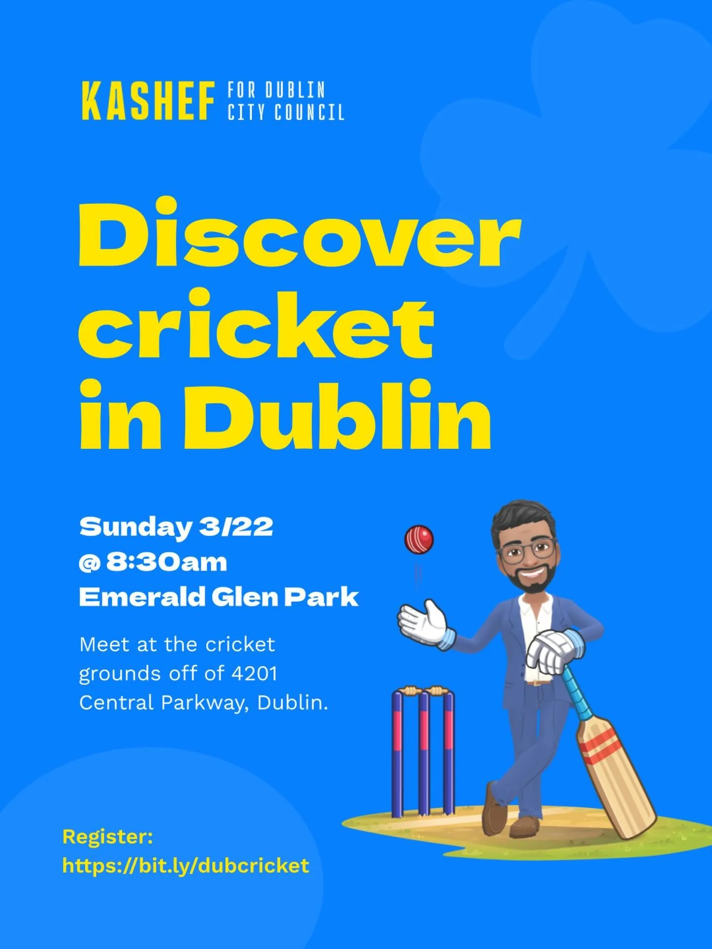 Curious about cricket? Come learn the game!
Join us to learn how to bat, bowl, and field in a fun and welcoming environment. Whether you&rsquo;re brand new or just want to try something different, everyone is welcome. Link in bio.
