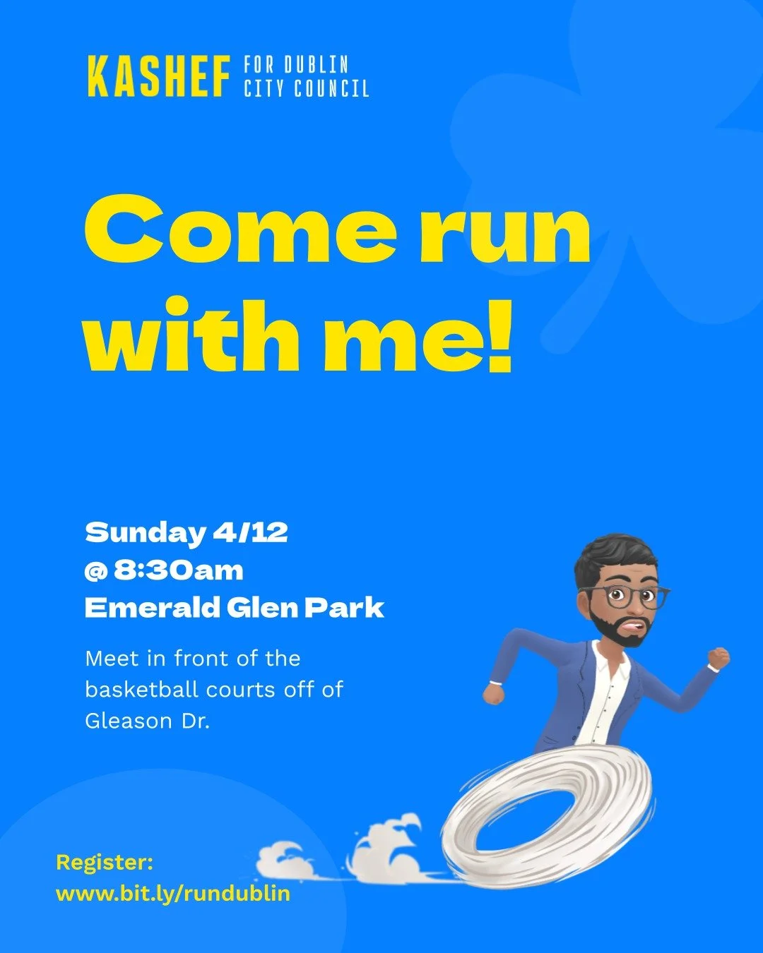 I'm running for City Council. Come run with me!

Are you new to running or getting back into it? Learn the basics of warming up, simple stretches to prevent injury, and have fun with with a short, easy run. No experience needed, just bring comfortabl