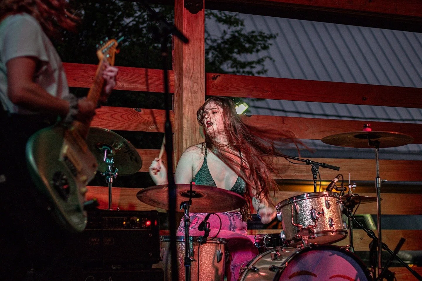 It was so hot I don&rsquo;t remember half this show 🥵
-
-
-
-
-
-
#music #rocknroll #sanmarcostx #texasmusic #austin #drums #drummer #band #livemusic #livedrummer #texasdrummer