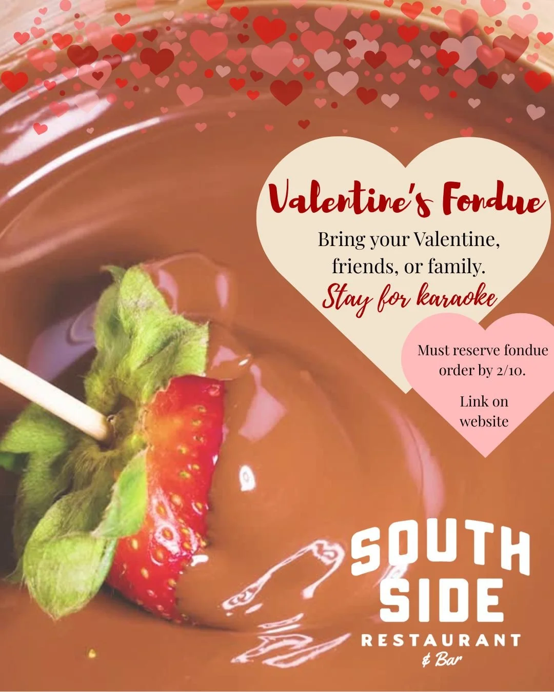 Valentine’s Day Chocolate Fondue
