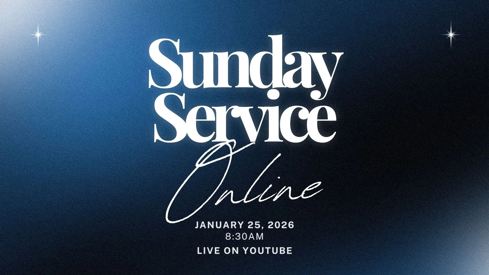 Sunday Service Online - January 25, 2026