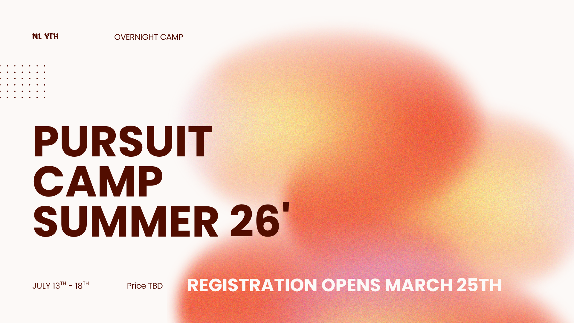 Pursuit Camp - NL YTH