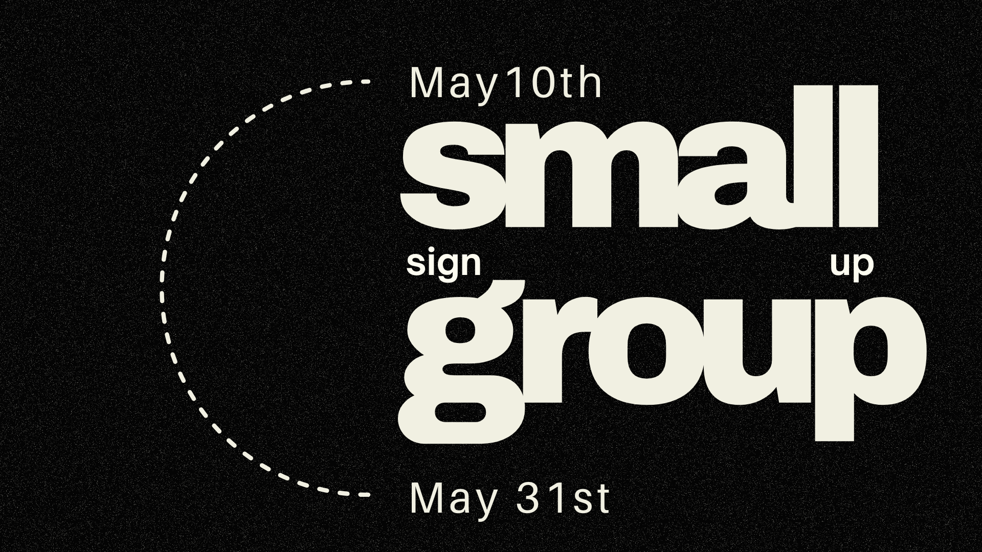Summer Small Groups Sign Up