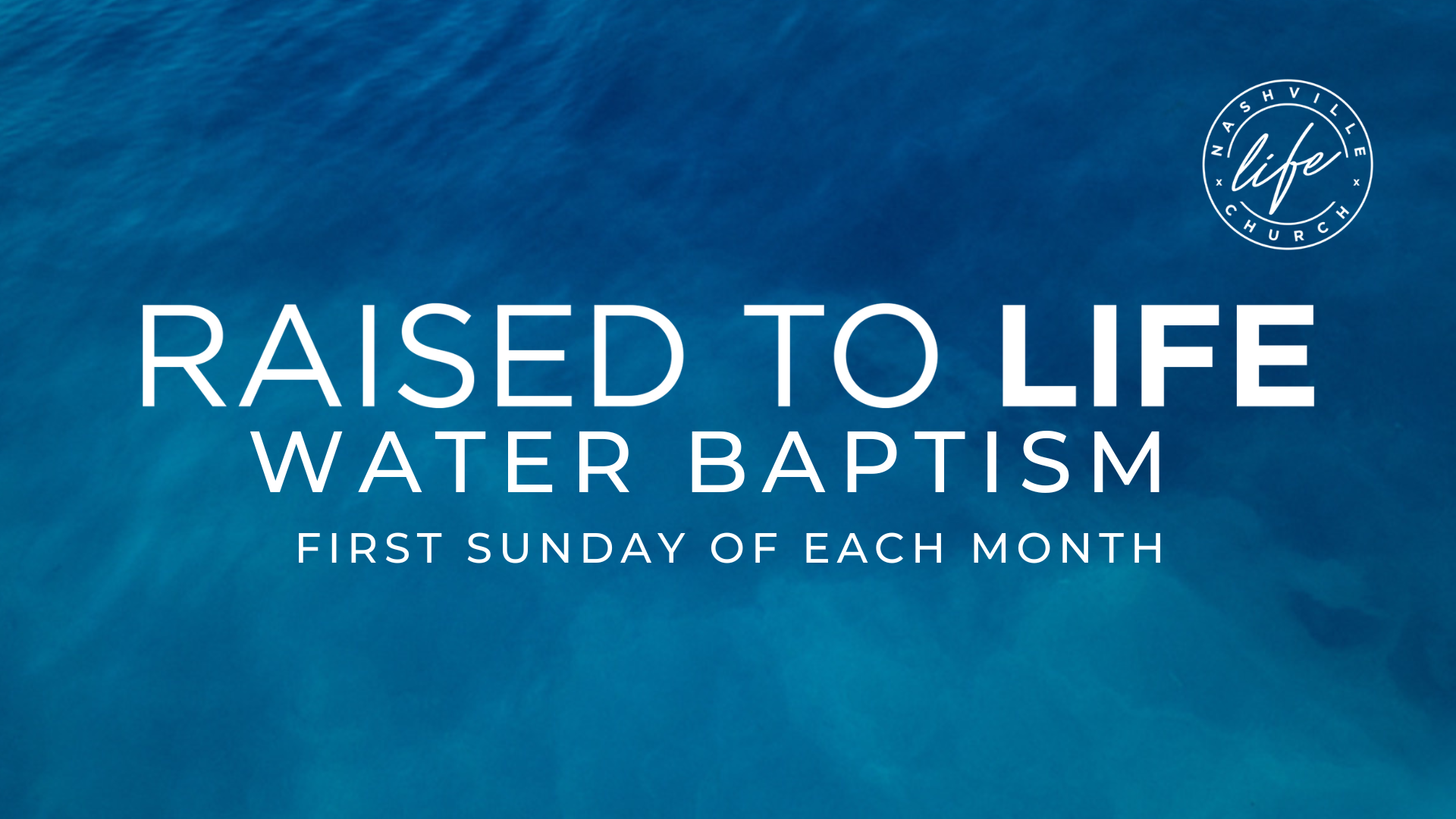 Baptism Sunday - June