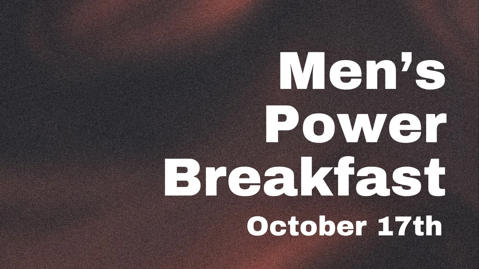 Men's Power Breakfast