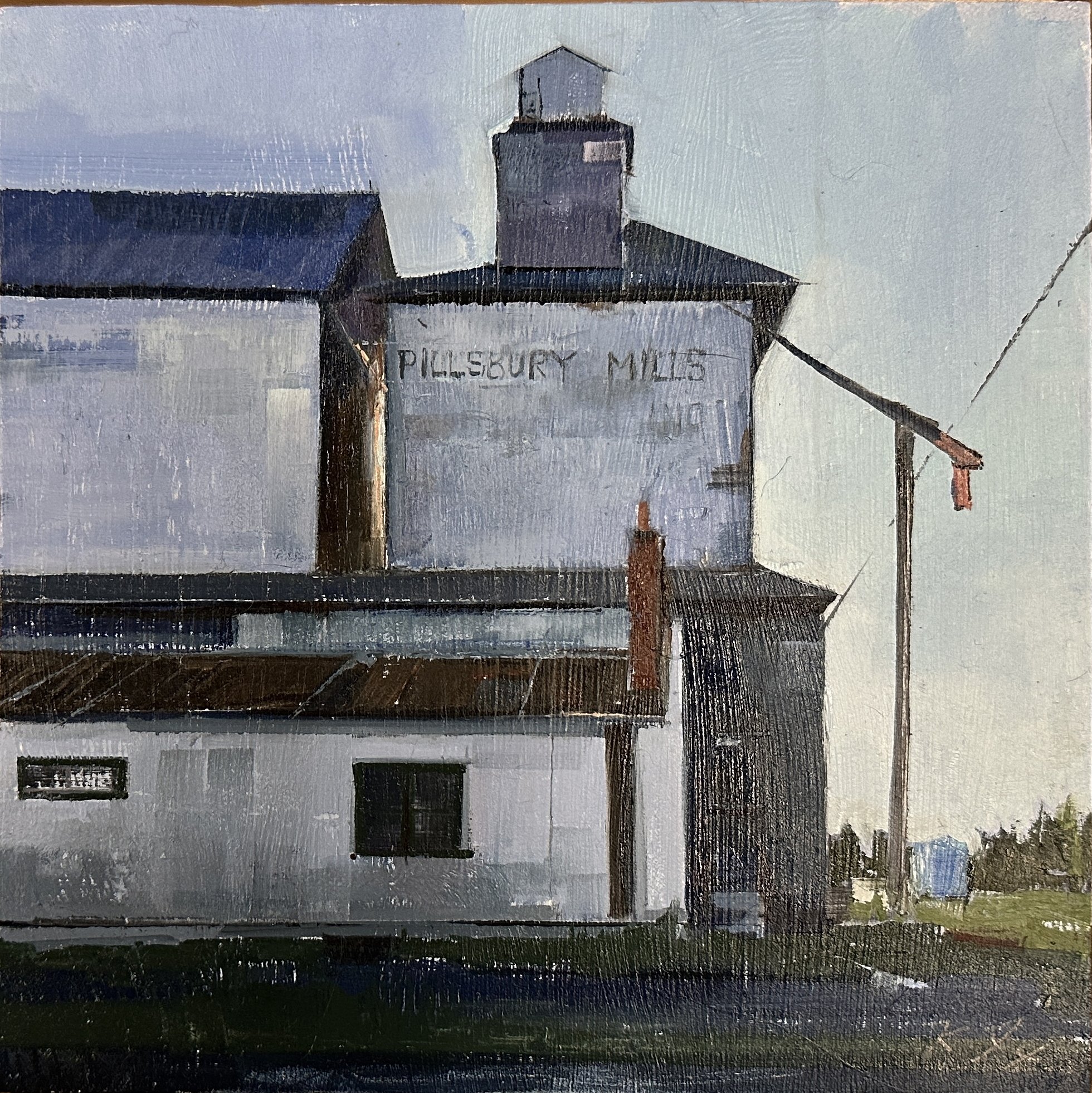 Katy Ann Fox "Cool Evenings" 8x8, oil on panel