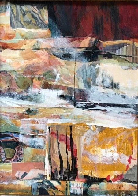 CANYON NAVIGATION, Mixed Media, 14" x 11", $650