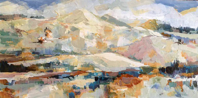 MORE THAN ONE MEANING, Acrylic, 10" x 20", $650