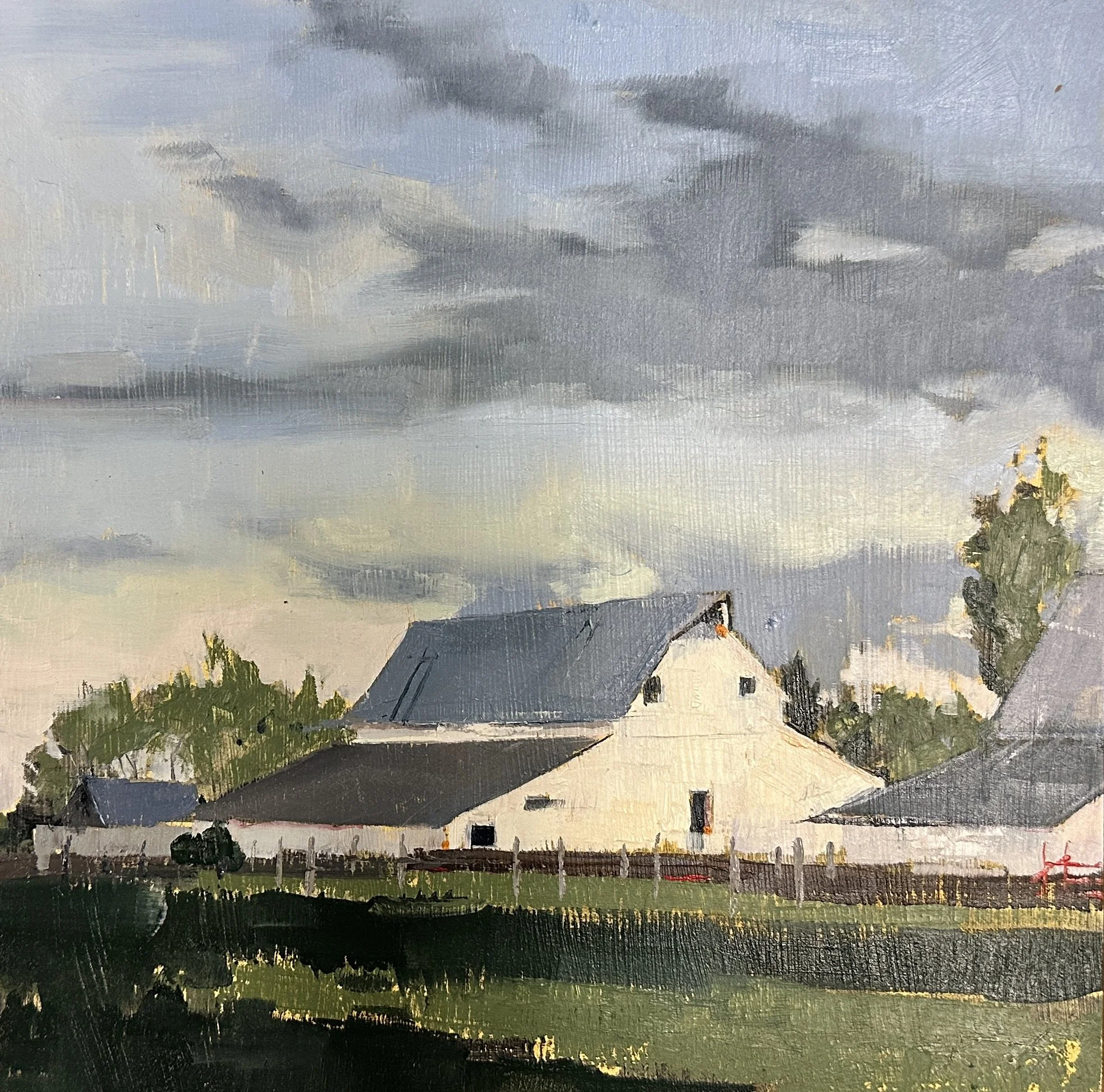Katy Ann Fox "A Friend To Me" 8x8, oil on panel