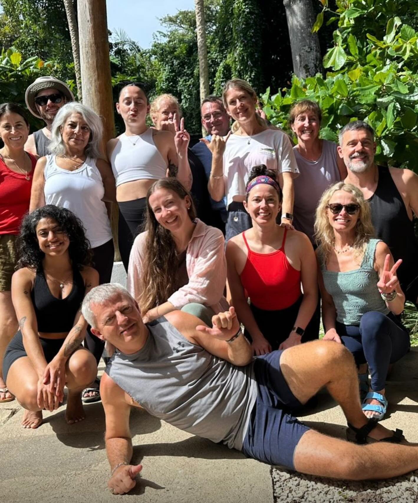 I have so much joy and gratitude for time spent leading 2 Yoga Retreats in Costa Rica 🥰. Thank you to the people who came and made my dream come true❣️ Thank you to @ariffalala and @itsclaireforsyth for sharing your gifts and hearts with the group. 