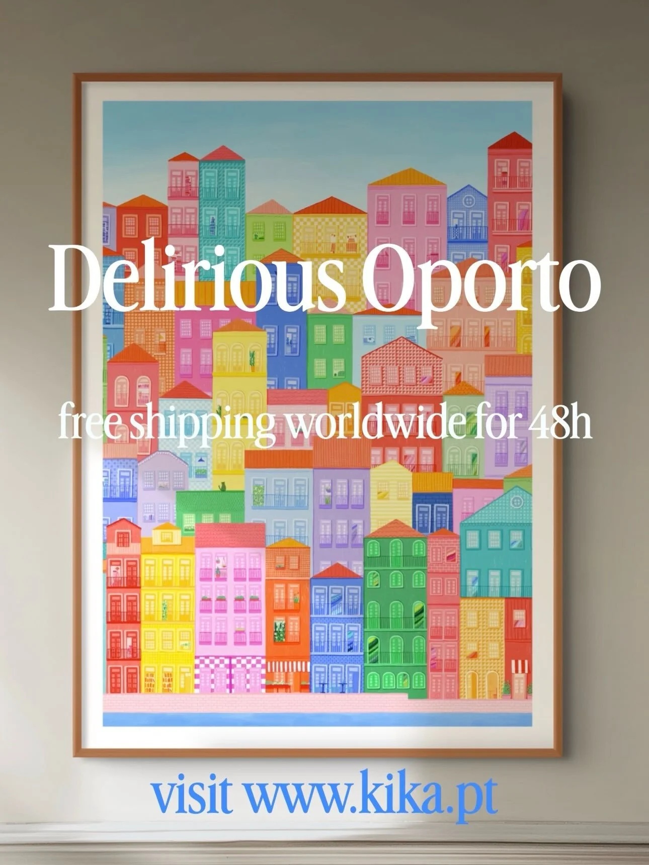 Delirious Oporto prints are now for sale, and for 48h shipping is free worldwide ✨