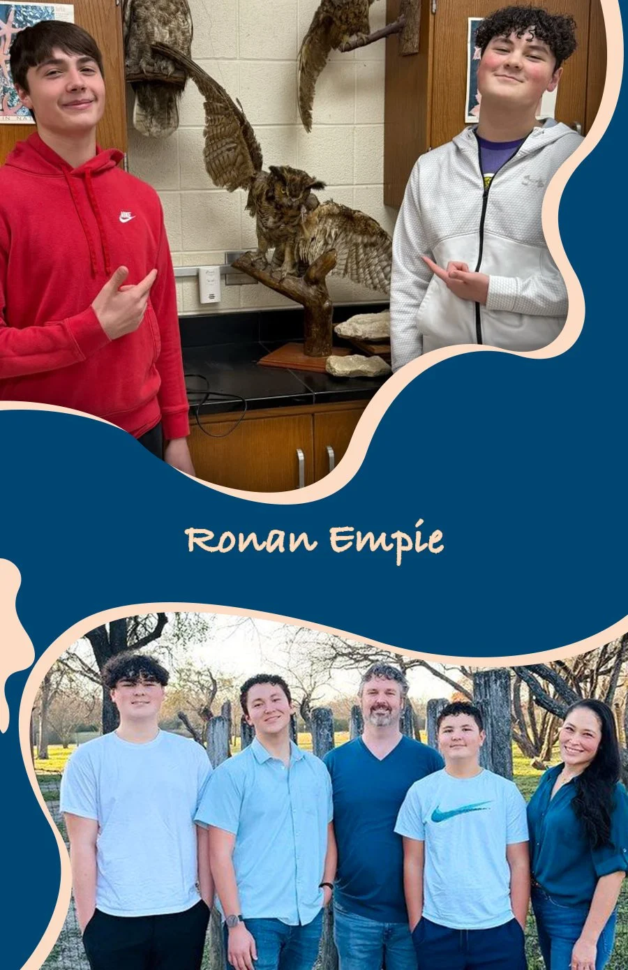 Ronan Empie a JHS student who was injured in a recent car accident here in Jacksonville, IL.