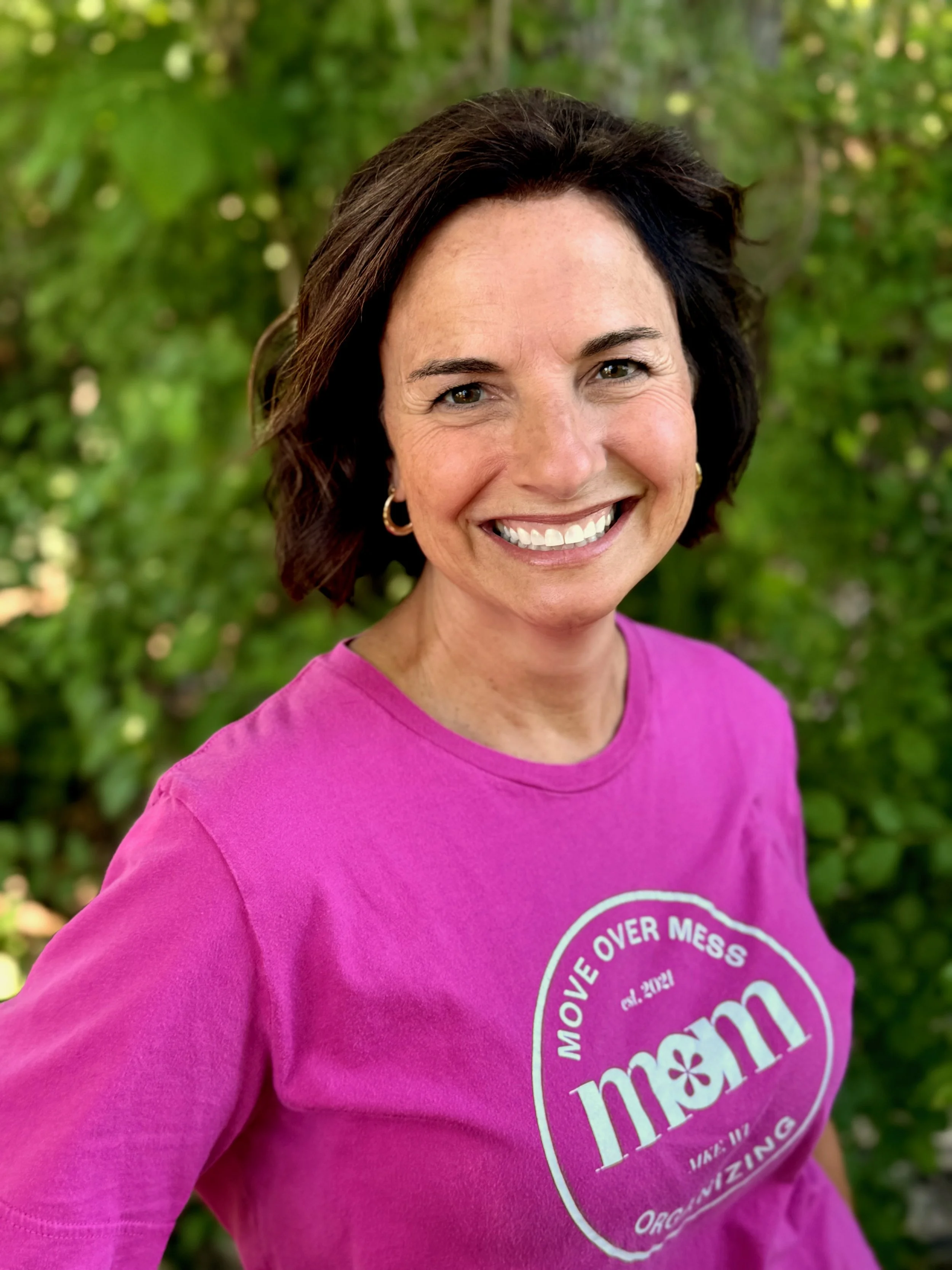 Home organizer Colleen standing outside and smiling