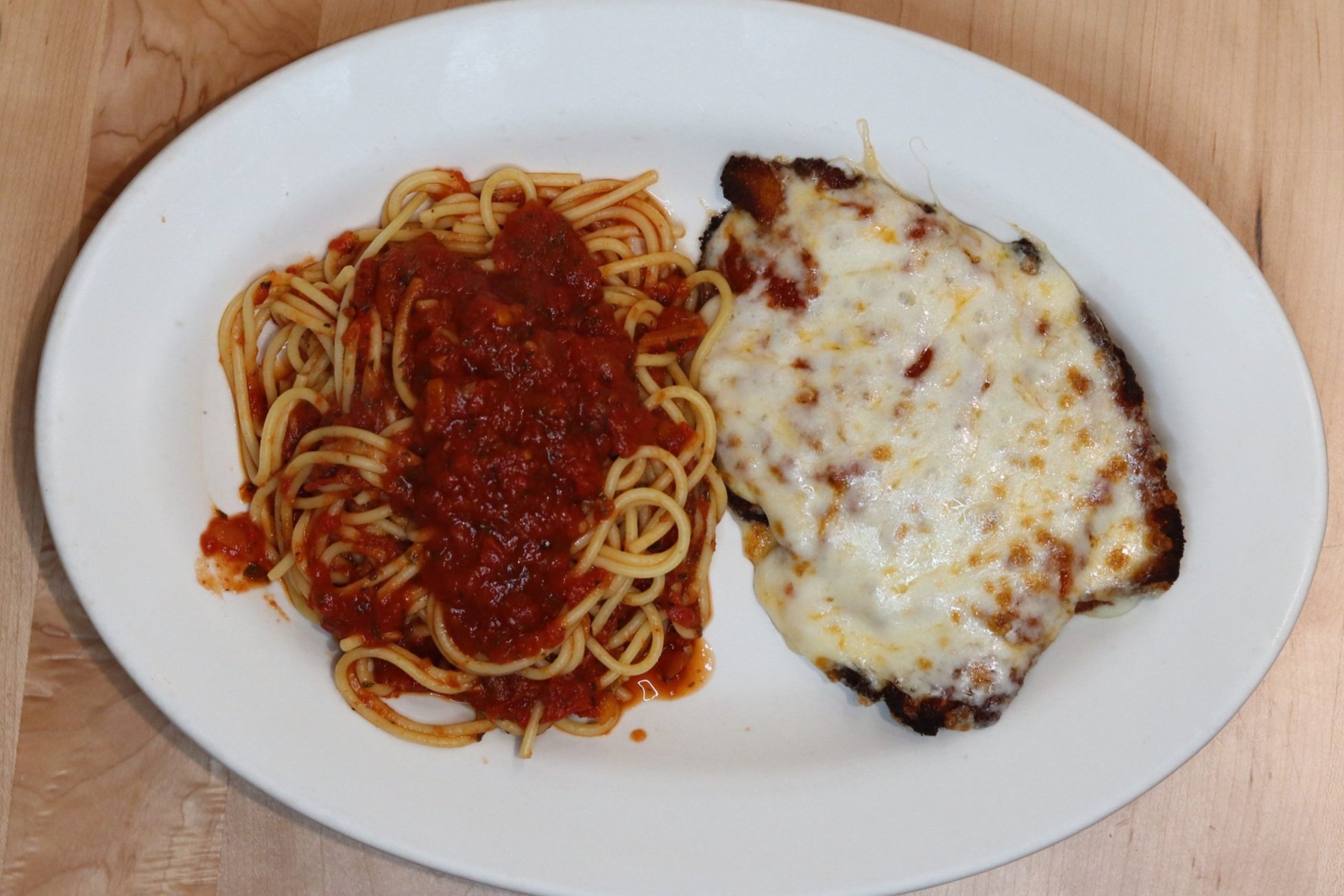 Classic eggplant parmesan