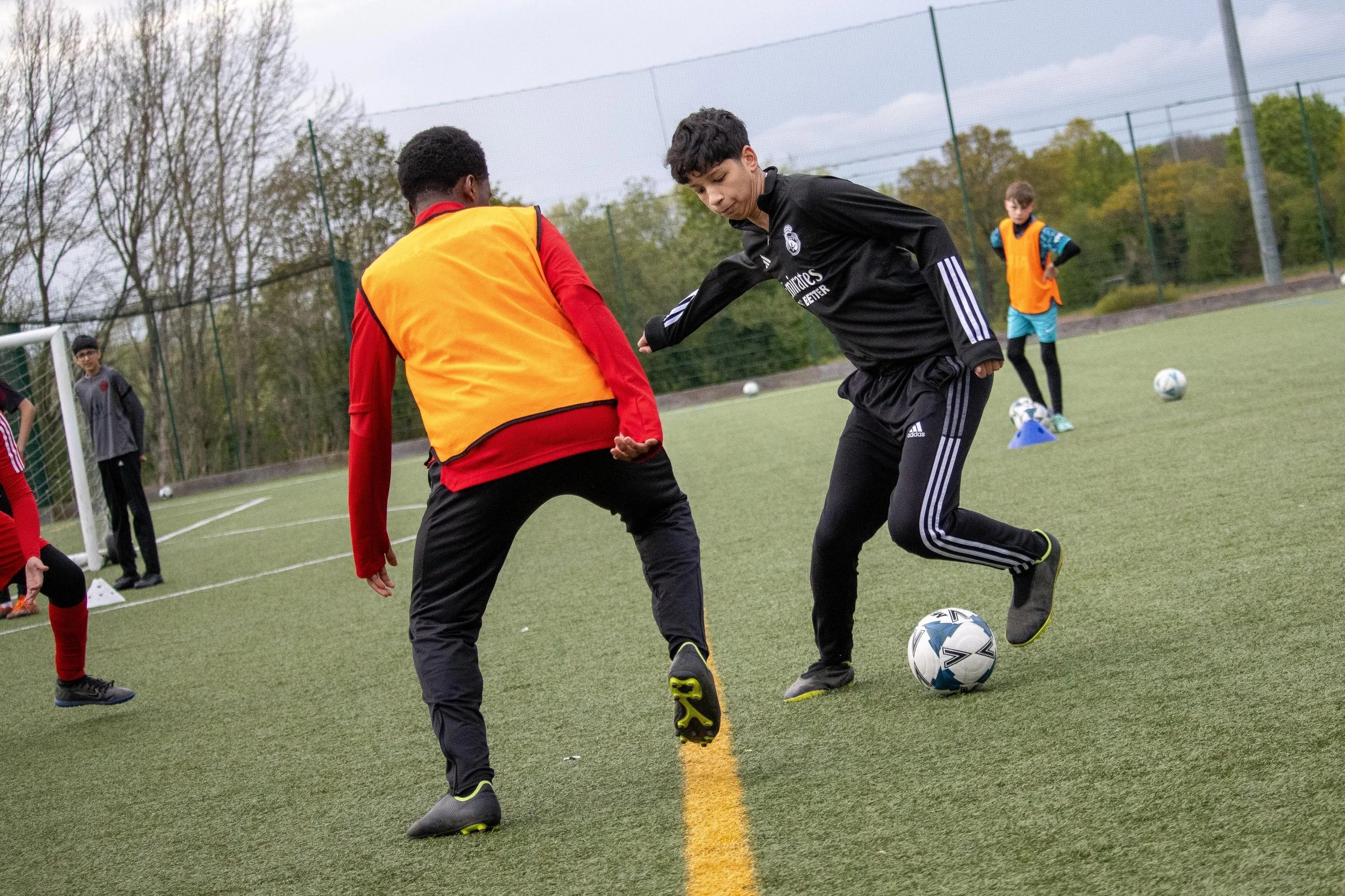 Football training sessions in Wakefield