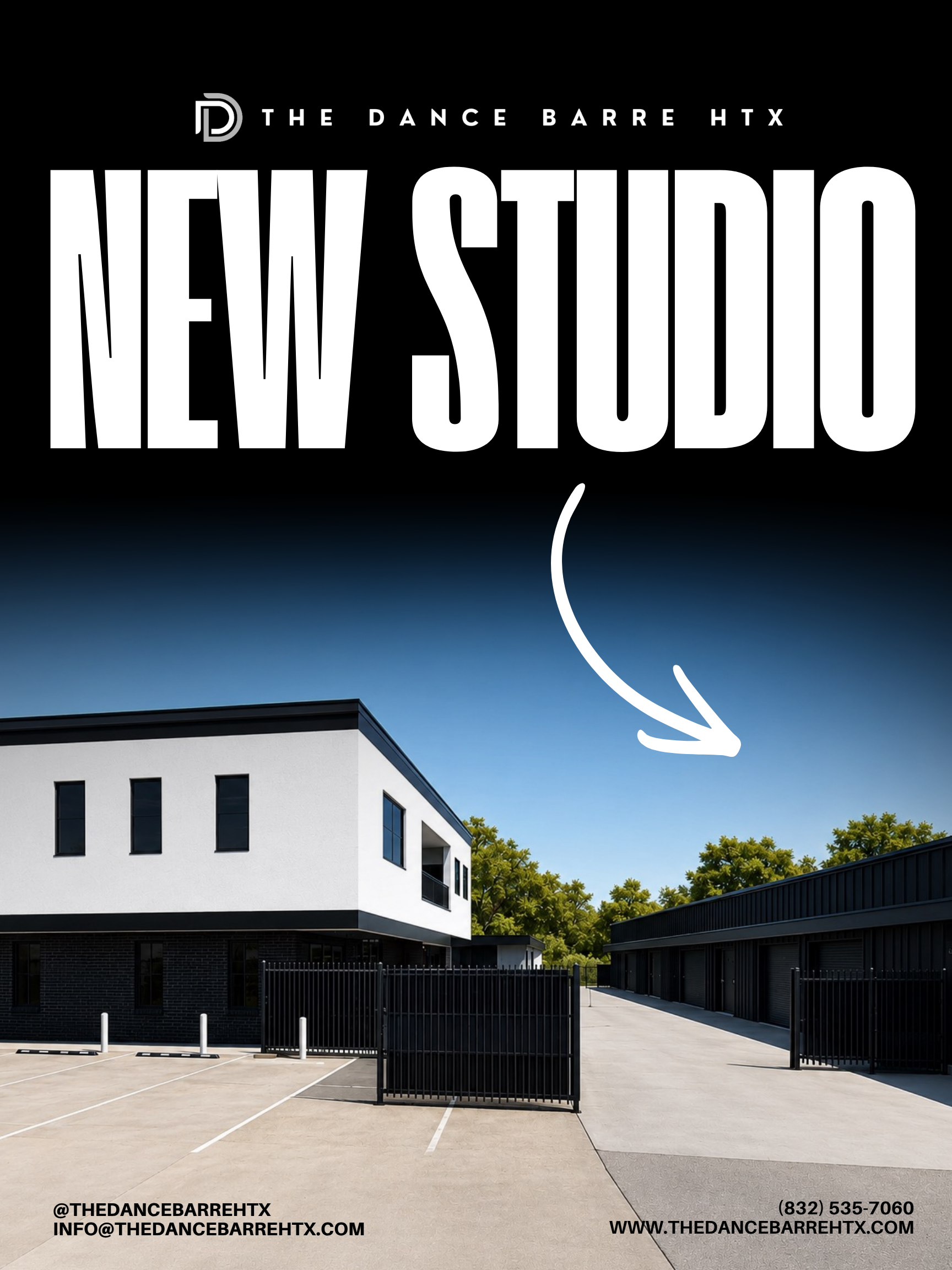 New Studio Announcement Flyer