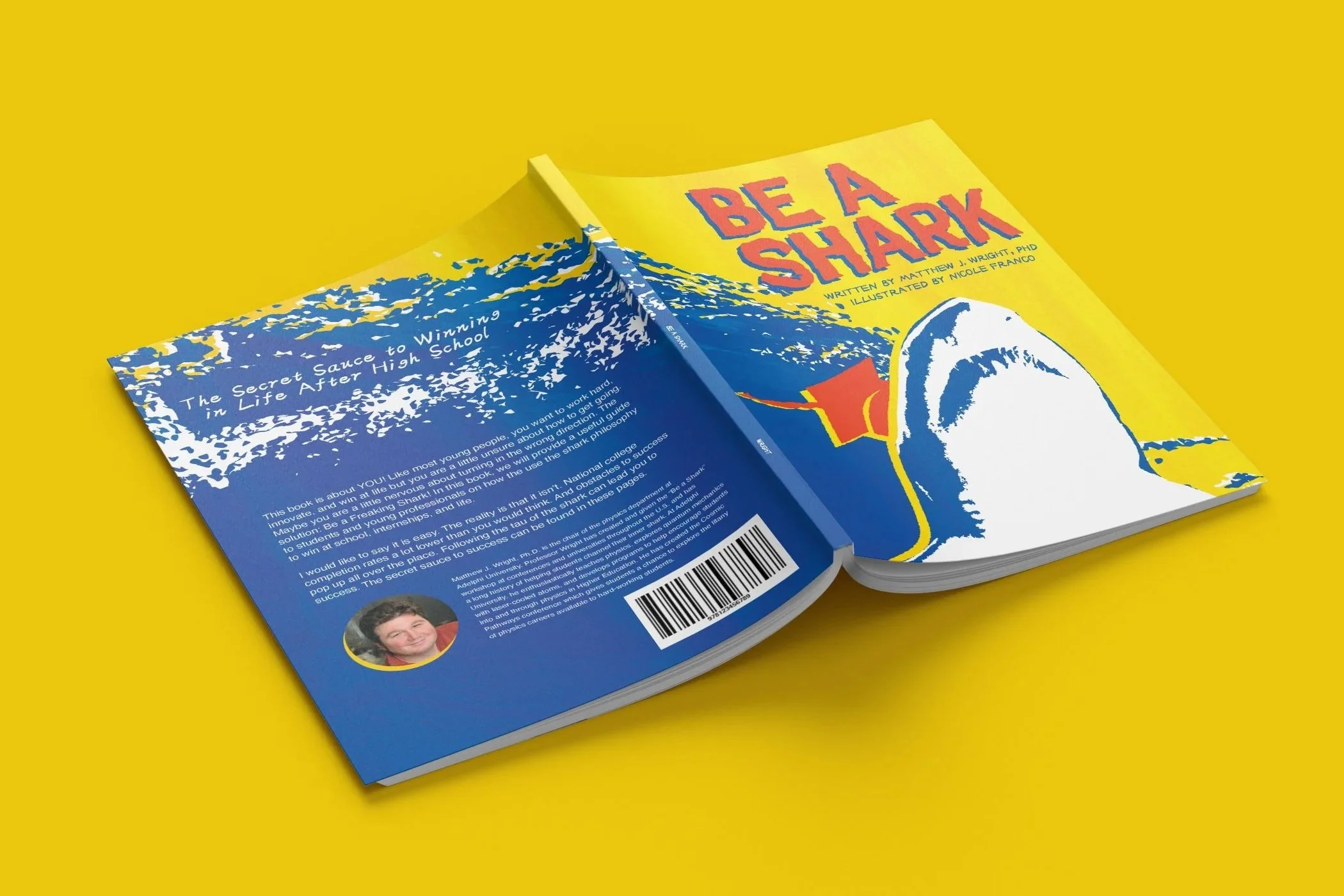 Be A Shark Cover Mockup