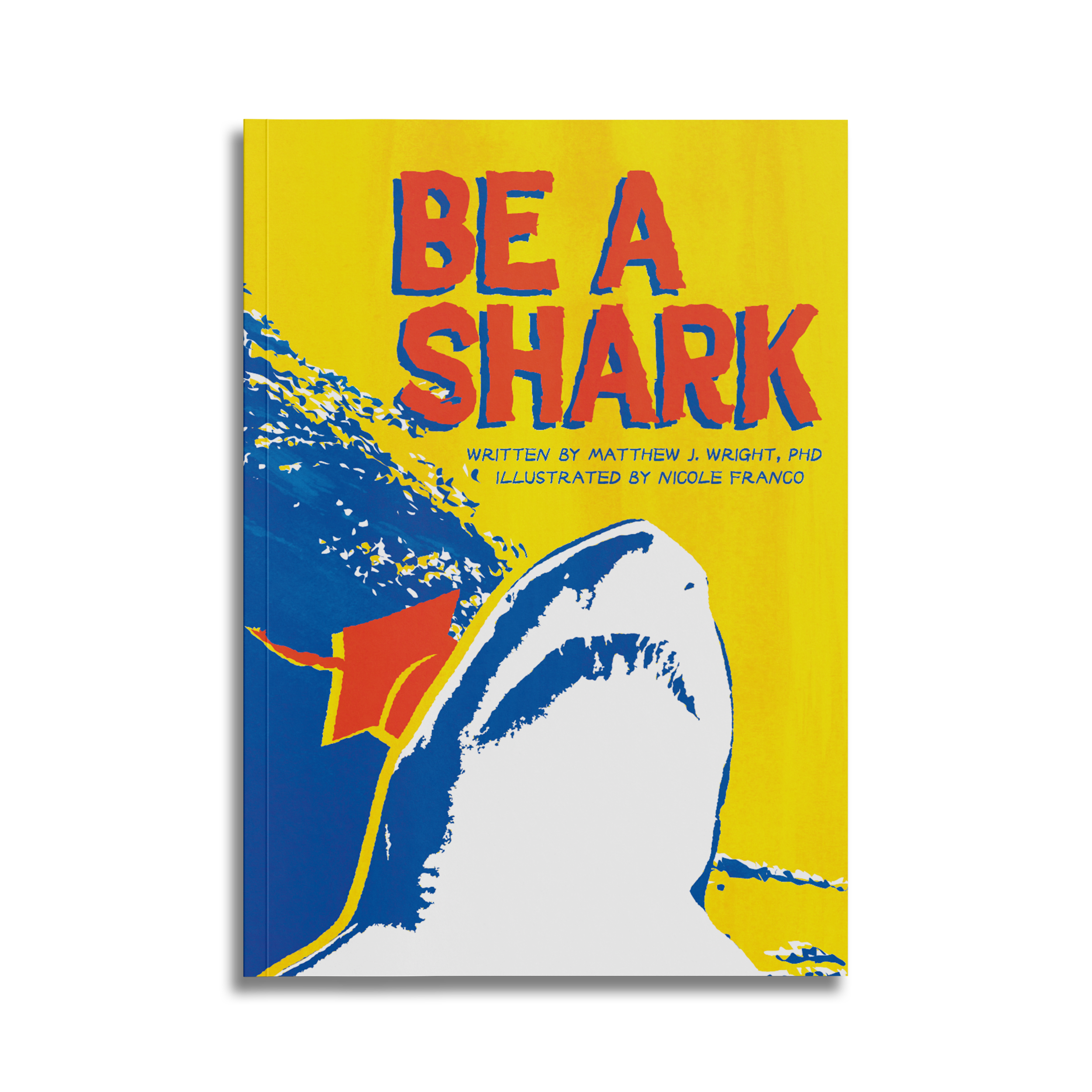 Be A Shark front cover mockup