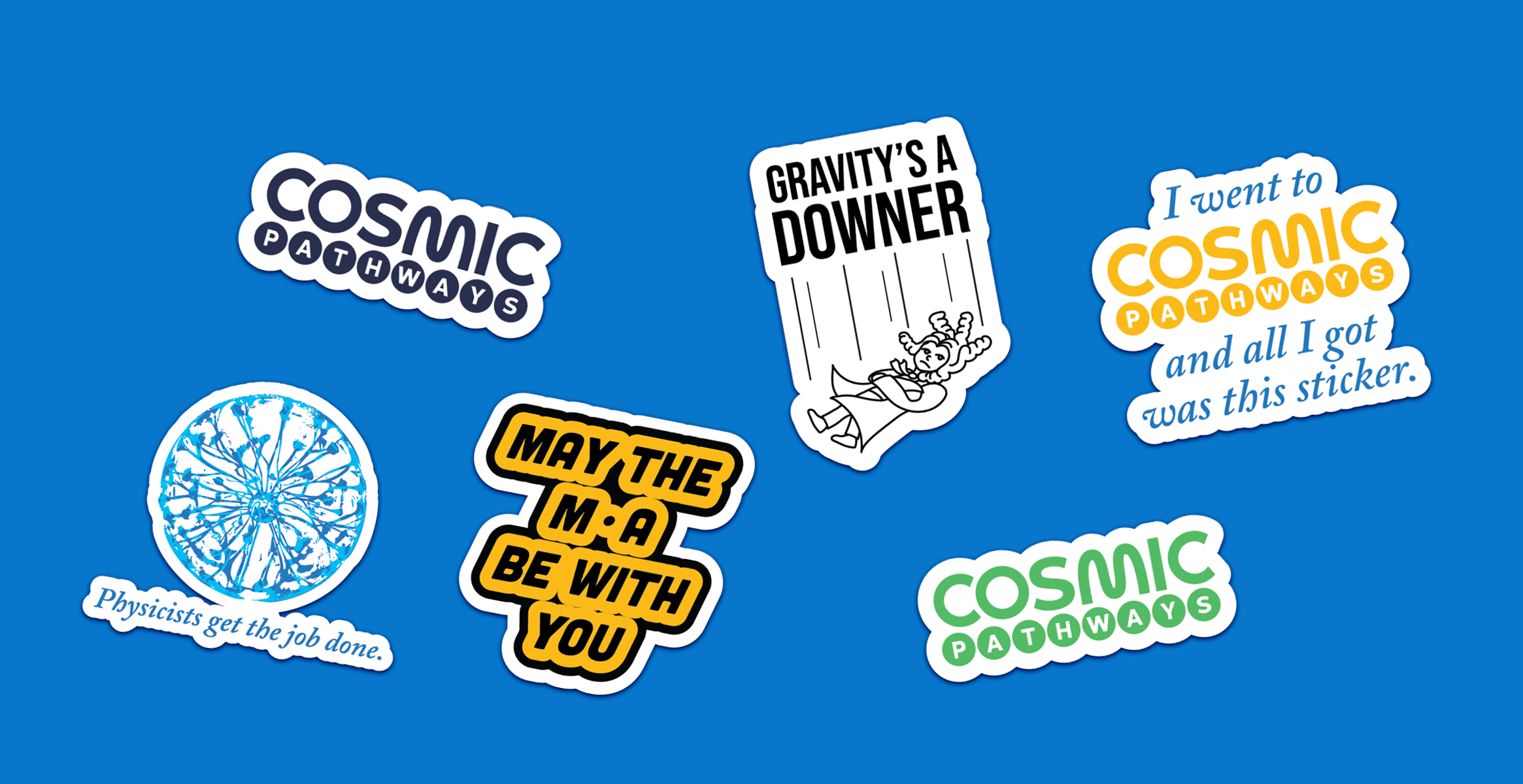 Cosmic Pathways 2025 stickers
