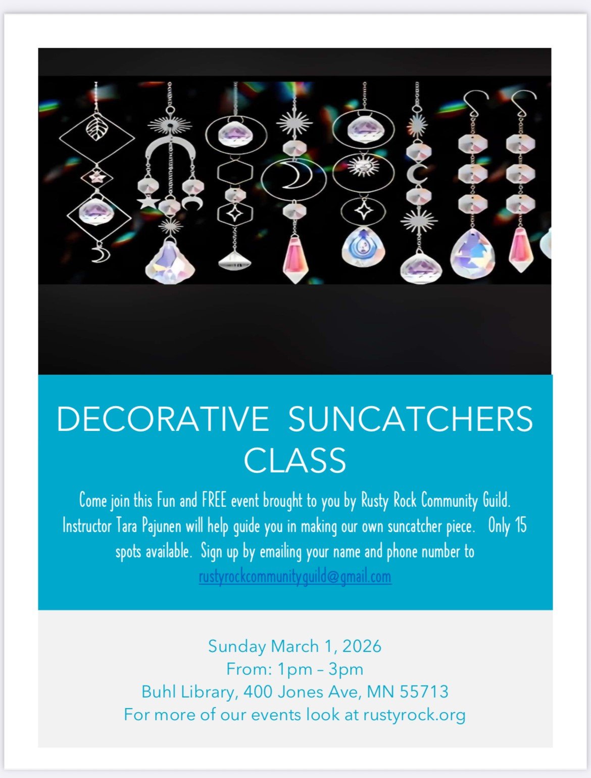 Suncatchers Class