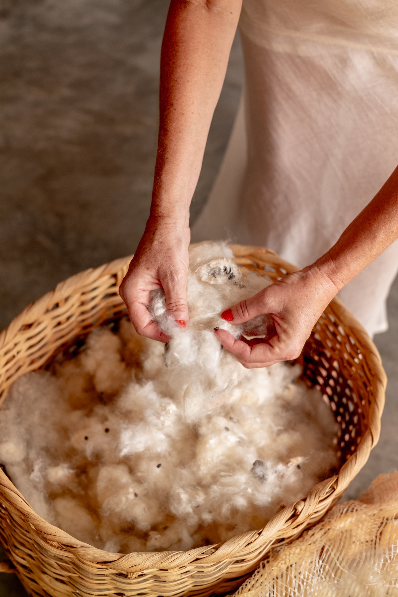 pochote fiber at christina hattler's artist textile studio in oaxaca mexico 