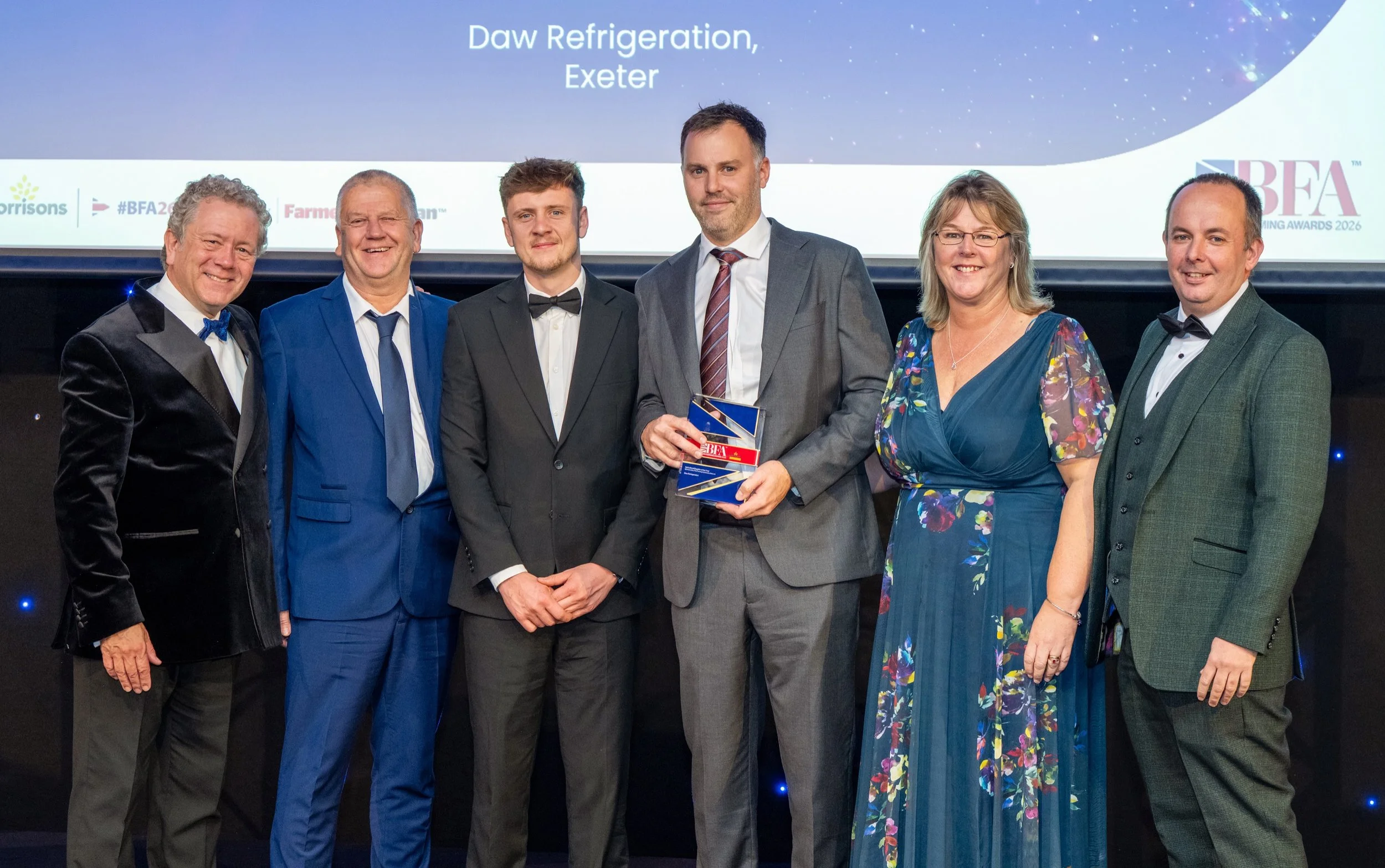 Blink and you&rsquo;ll miss it. For one night only, the Daw crew all suited &amp; booted and not smelling of cow sh*t! A massive thank you to the @britishfarmingawards and @farmersguardian for putting on such an amazing event on Thursday night. Shout
