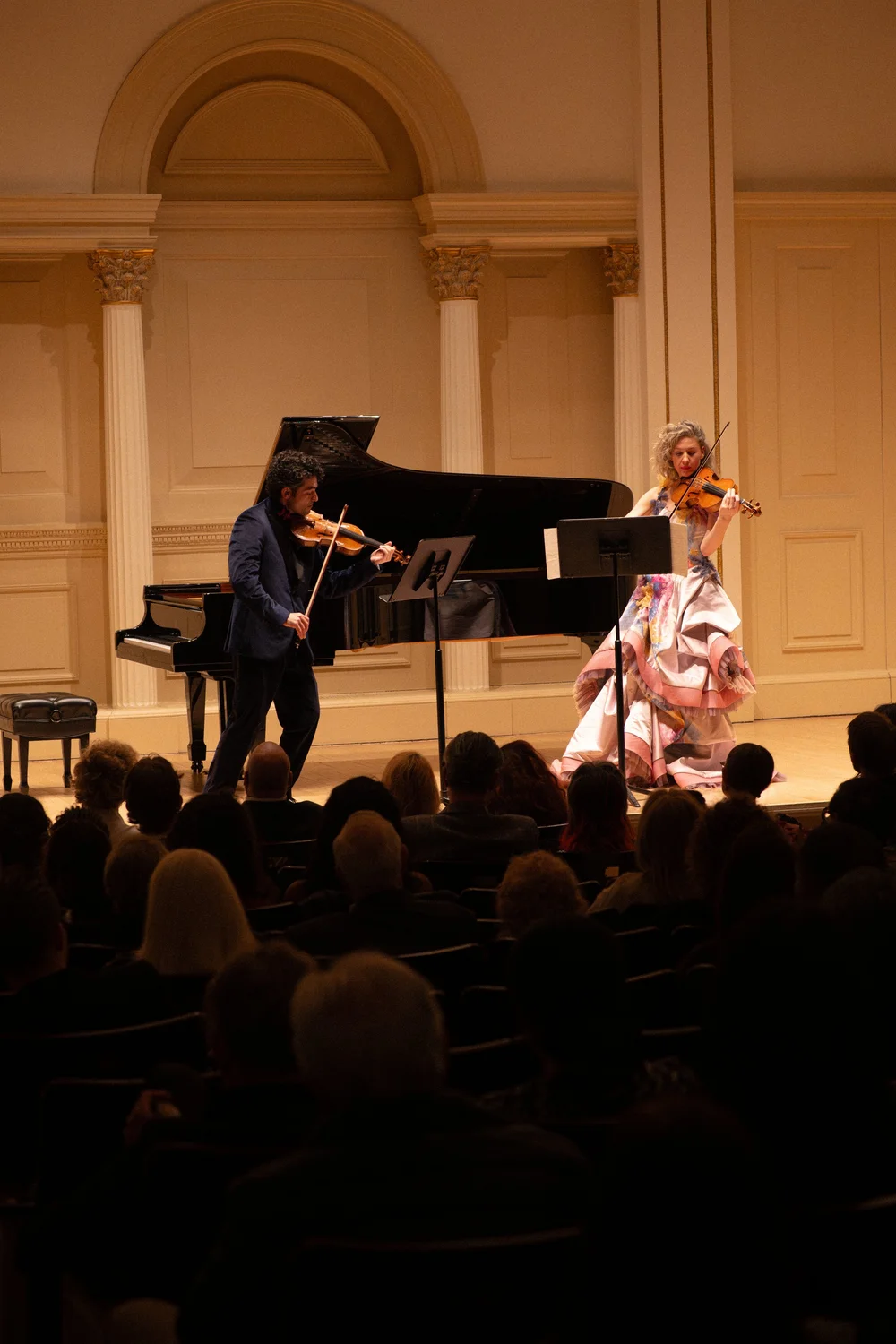 Vartan Mailiantz and Alexandra Andreeva performing at Carnegie Hall